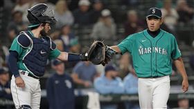 ▲菊池雄星7局失1分，進帳本季第4勝。（圖／美聯社／達志影像）