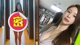 貓咪直接脫光穿比基尼拍影片自清。（圖／翻攝自meow91__ 　IG）