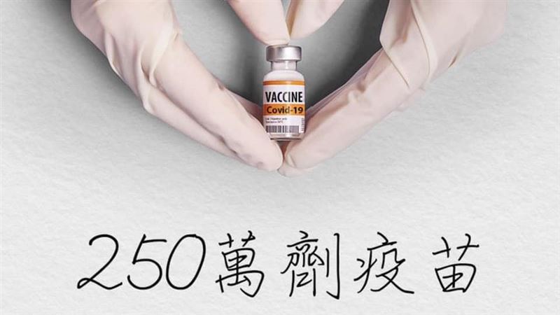 贈250萬劑疫苗！AIT：展現承諾