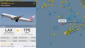 圖／翻攝自flightradar24網站