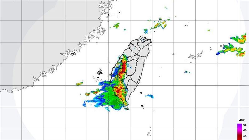 大雷雨移往中南6縣市　強降雨恐致災