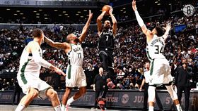 ▲杜蘭特（Kevin Durant）攻下48分。（圖／翻攝自籃網推特）