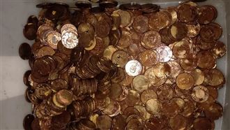 硬幣山泡漂白水消毒　男曝慘痛下場