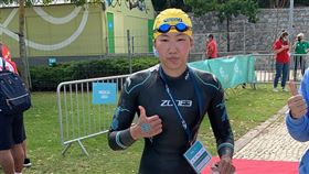 東奧馬拉松游泳資格賽，王怡臻第35名。（圖／中華泳協提供）