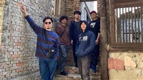 黃子軒與山平快(左起黃子軒、小Q、家陸、邱群、小頭)