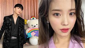 韓國嘻哈歌手手Simon D，IU。(圖/我獨自生活IG、IU臉書)