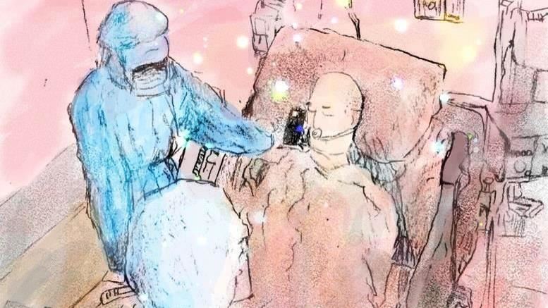 護師話筒放阿公耳邊　女兒啜泣：爸…