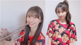 牧野真莉愛是火腿粉絲。（圖／翻攝自牧野真莉愛ＩＧ）