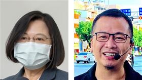 被蔡英文駁「疫苗乞丐說」　羅智強提3問：鬼才願意當乞丐（合成圖／翻攝自蔡英文、羅智強臉書）