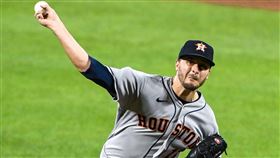 ▲歐多瑞吉（Jake Odorizzi）先發5局飆9K僅投出1次保送。（圖／翻攝自太空人推特）