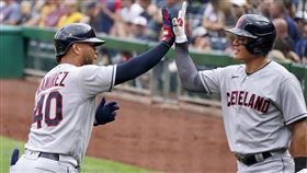 ▲張育成挨轟後連4場未敲安。（圖／美聯社／達志影像）