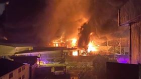 台中,大肚區,塑膠加工廠,三永興業,火警（圖／翻攝畫面）