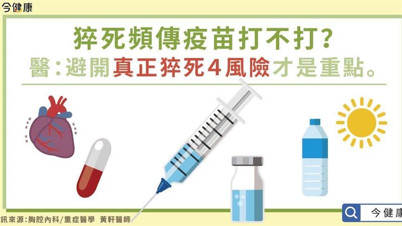 怕打疫苗？避開真正猝死風險才是重點