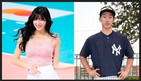 ▲朴孝俊與樂天巨人啦啦隊女孩安芝儇（안지현）傳過緋聞，不過兩人都否認。（圖／截自網路）