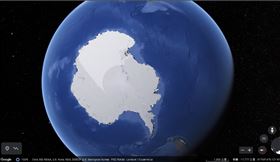 南極洲與南冰洋（圖／翻攝自Google Earth）
