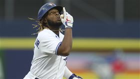 ▲小葛雷諾（Vladimir Guerrero Jr.）炸裂本季第24轟。（圖／美聯社／達志影像）