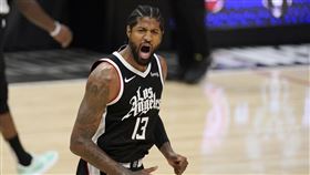 ▲喬治（Paul George）攻下全場最高27分另抓下15籃板。（圖／美聯社／達志影像）