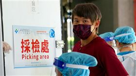 樂天桃猿全隊完成快篩。（圖／樂天桃猿提供）