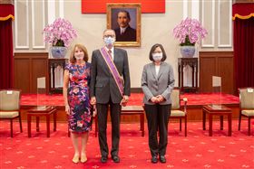 酈英傑、蔡英文（總統府提供）