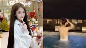 沐瑩瑩,直播,游泳,換裝,看光,反射,玻璃