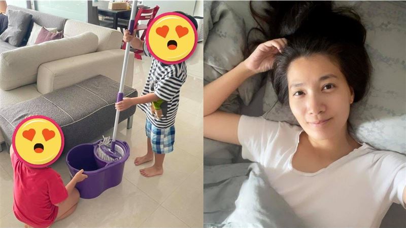 李培禎解隔離！　5歲兒：還好妳沒死