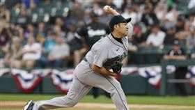 ▲菊池雄星球速增加。（圖／美聯社／達志影像）