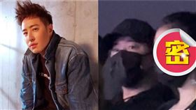 潘瑋柏和老婆被捕捉看孟佳粉絲見面會。（圖／翻攝自微博）