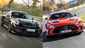 ▲Mercedes-AMG GT Black Series、Porsche 911 GT2 RS（圖／翻攝自Mercedes-Benz、911 GT2 RS官網）