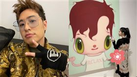  潘瑋柏跟老婆Luna（宣云），各自曬出老公老婆視角照，隔空曬恩愛，女方寬鬆衣著跟微凸小腹被指懷孕。IG