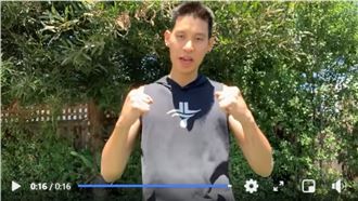 關心疫情　林書豪拍片喊「台灣加油」