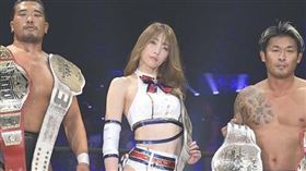 摔角選手「格鬥妖精」赤井沙希／台灣網友則因為長得像林志玲而給了她「摔角界林志玲」的稱號。IG