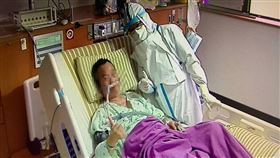 HNFC,基隆長庚,救命神器,確診（圖／翻攝畫面）