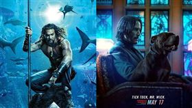 水行俠（圖翻攝自溫子仁ig）、捍衛任務基努李維（威視提供）