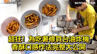 狂！買油炸機自炸薯條　口感外酥內軟
