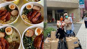 賈永婕四處奔波，分送愛心便當。（圖／翻攝自賈永婕臉書）