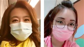 諷林靜儀離婚大嬸沒生！柯粉護理師遭醫界圍剿「無腦的人」（合成圖／翻攝自林靜儀、爆走喬喬的護理人生（張喬瑜護理師）臉書）