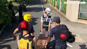高雄市旗津區風車公園驚傳女子落海意外。（圖／翻攝畫面）
