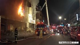 彰化檢疫旅館大火（喬友大樓）／翻攝畫面