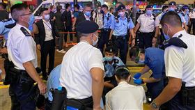 香港警察遭刺傷（圖／翻攝自）