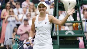 ▲球后巴蒂（Ashleigh Barty）直落2晉溫網第3輪。（圖／美聯社／達志影像）