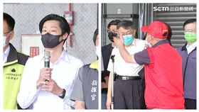 立委林昶佐至環南市場，遭市場自治會會長開嗆。