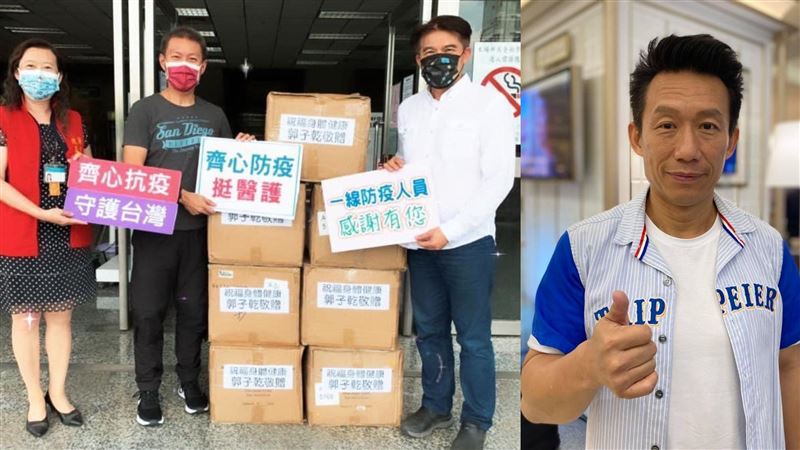 郭子乾捐2千護目鏡　挺屏東醫護抗疫