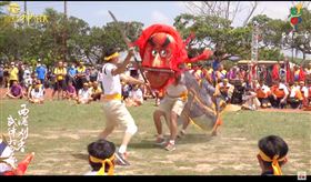 ▲殺獅的儀式是要消除兵器上的戾氣。（圖／寶島神很大）