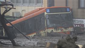 日本靜岡縣熱海市伊豆山土石流（圖／美聯社／達志影像）