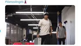 大谷翔平便服照再度引起話題。（圖／翻攝自天使推特）