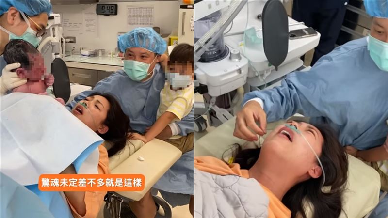 林可彤生產淒厲哭吼　3歲兒直盯看傻
