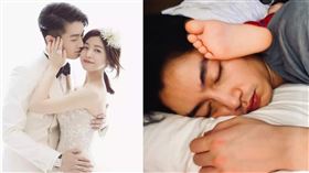 陳妍希，陳曉。(圖／陳妍希，陳曉微博)