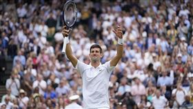 ▲喬科維奇（Novak Djokovic）闖進溫網8強拚衛冕。（圖／美聯社／達志影像）