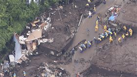 日本熱海土石流（圖／美聯社／達志影像）