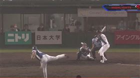 ▲高濱祐仁再見二壘打，平良海馬今年首次失分。（圖／截自太平洋聯盟TV）